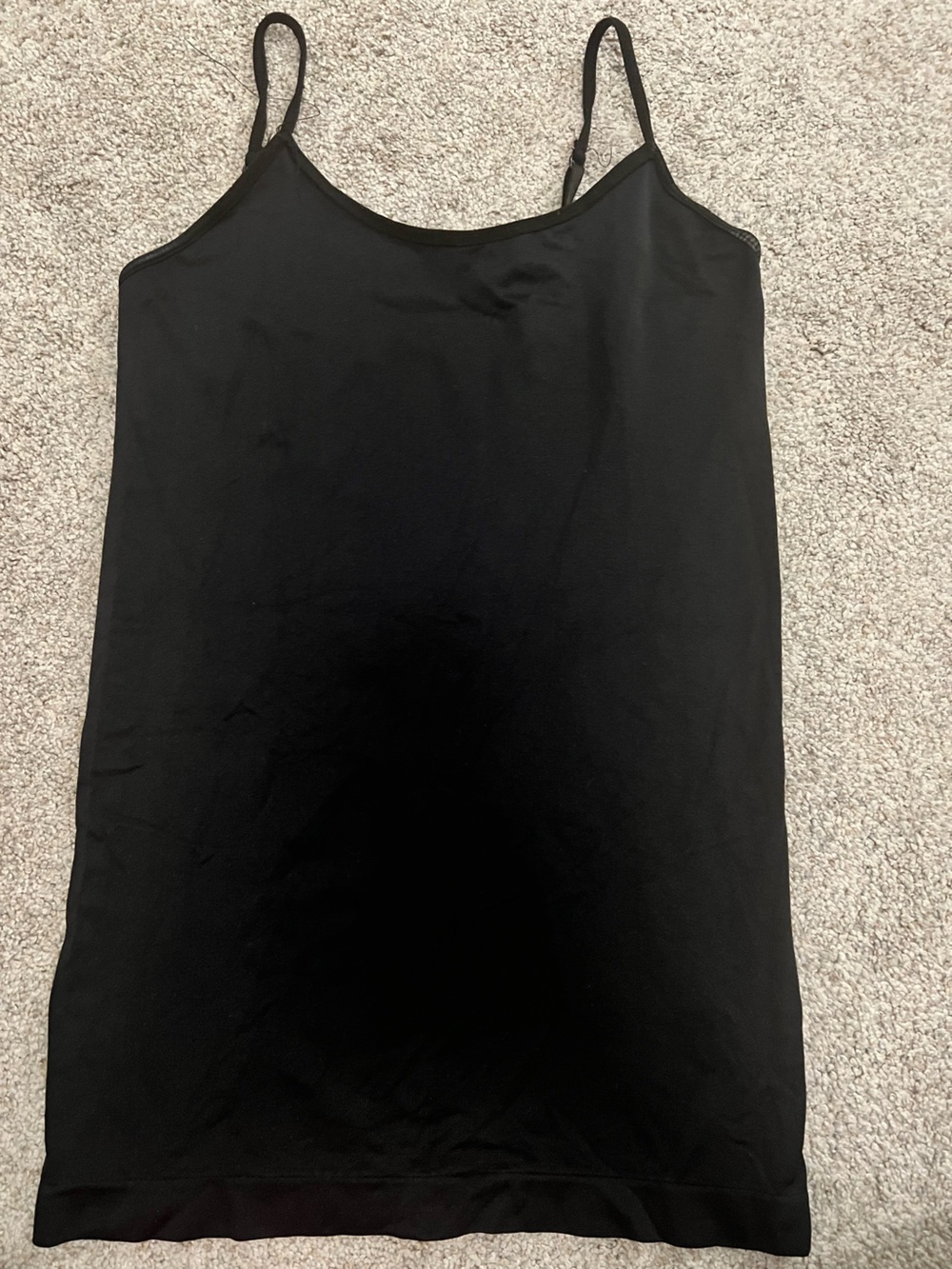 Energie Black Solid Adjustable Strap Layering Summer Soft Cami Size XS